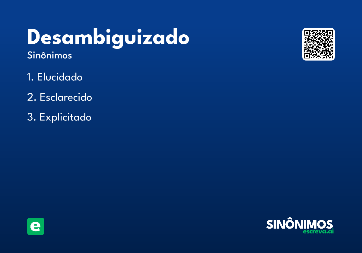 desambiguizado