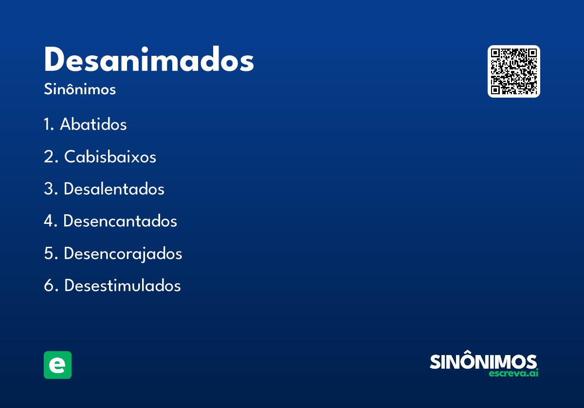 desanimados