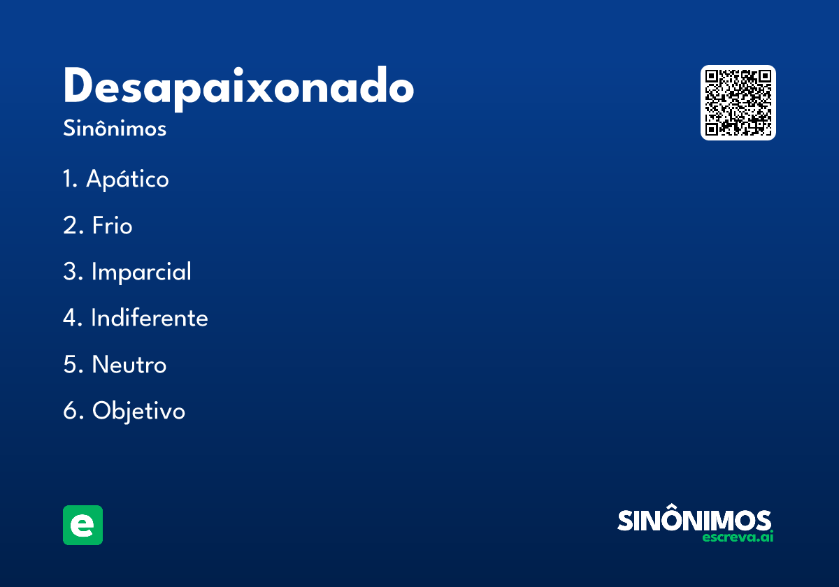 desapaixonado