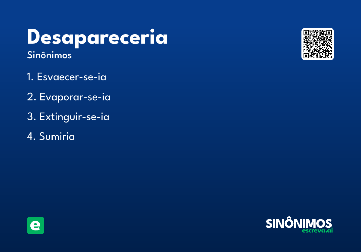 desapareceria
