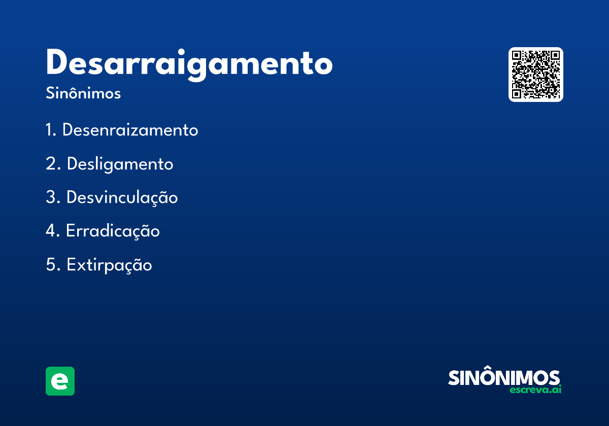 desarraigamento