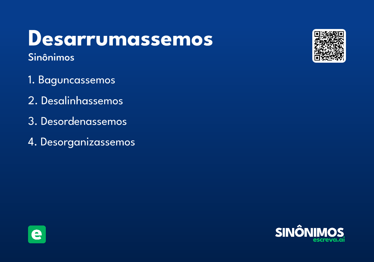 desarrumassemos