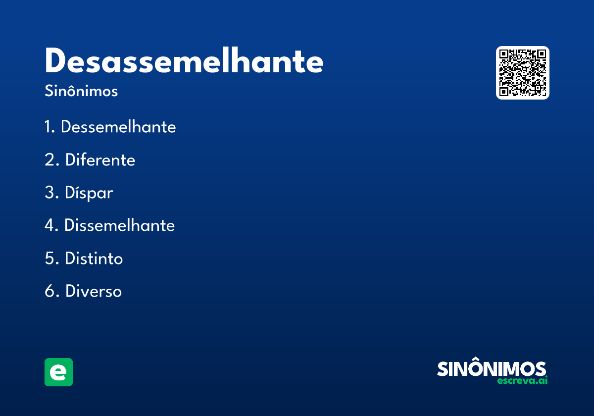 desassemelhante
