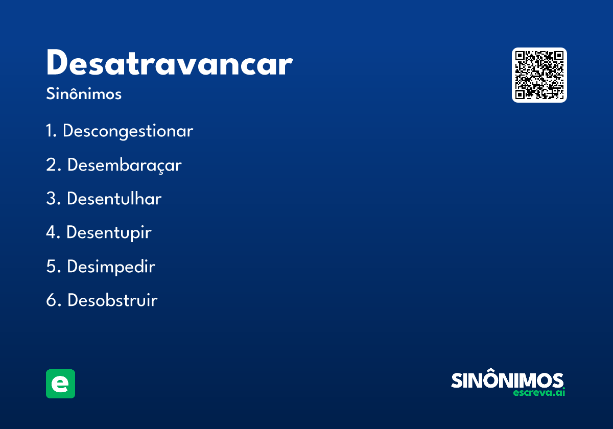 desatravancar