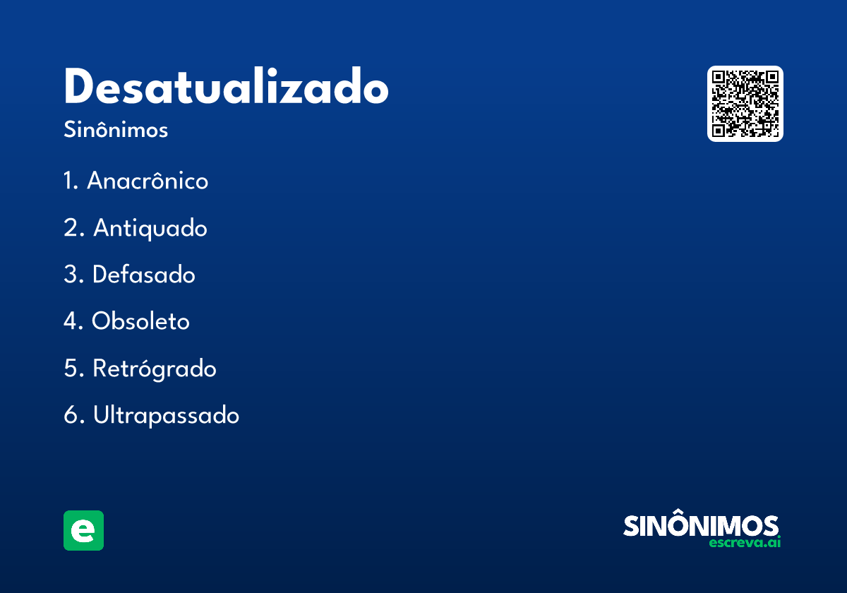 desatualizado