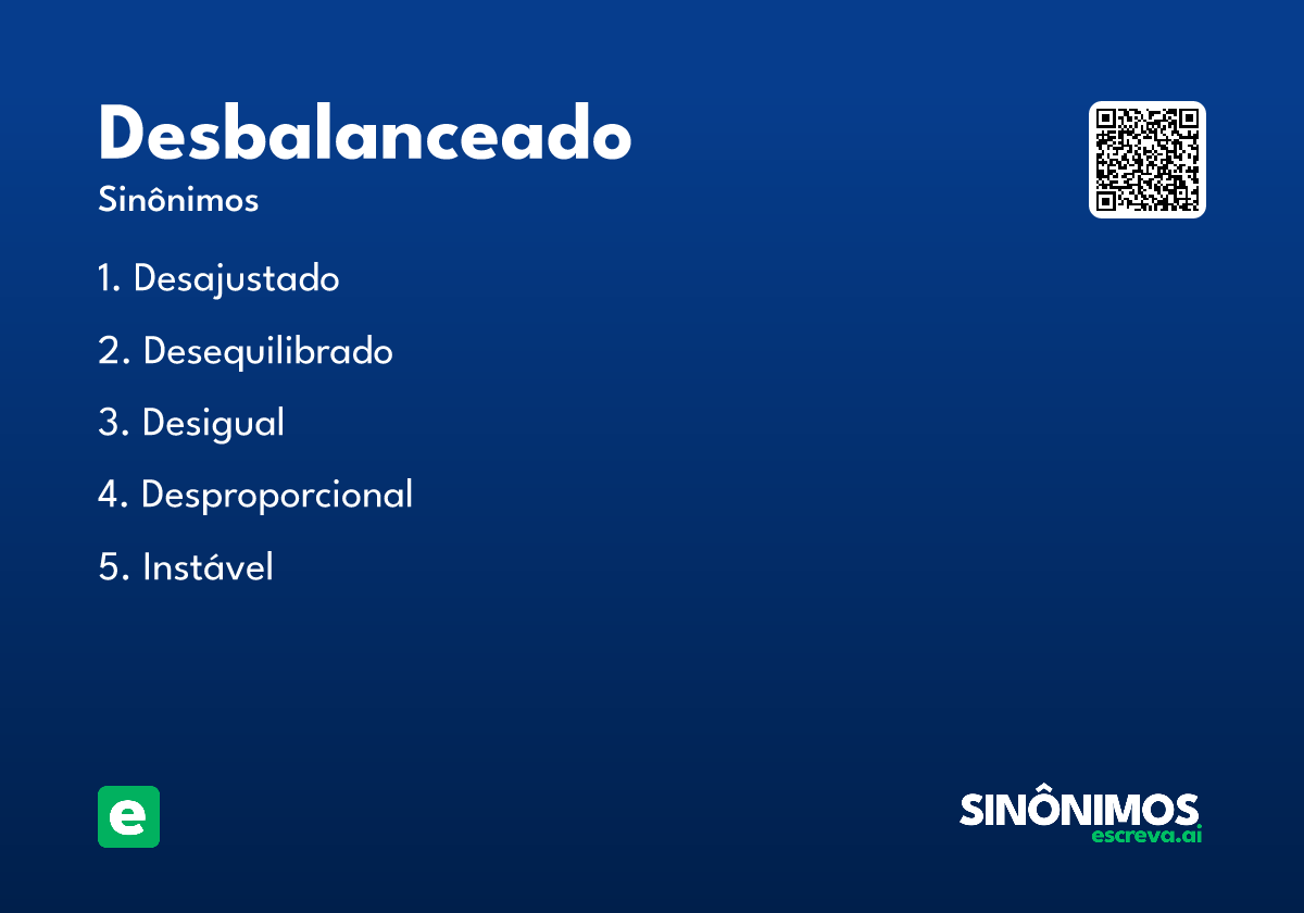 desbalanceado