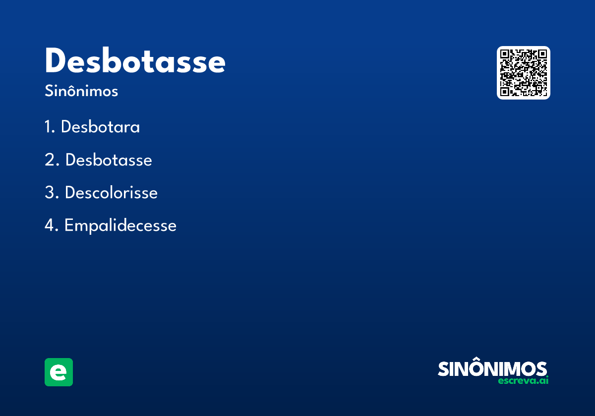 desbotasse