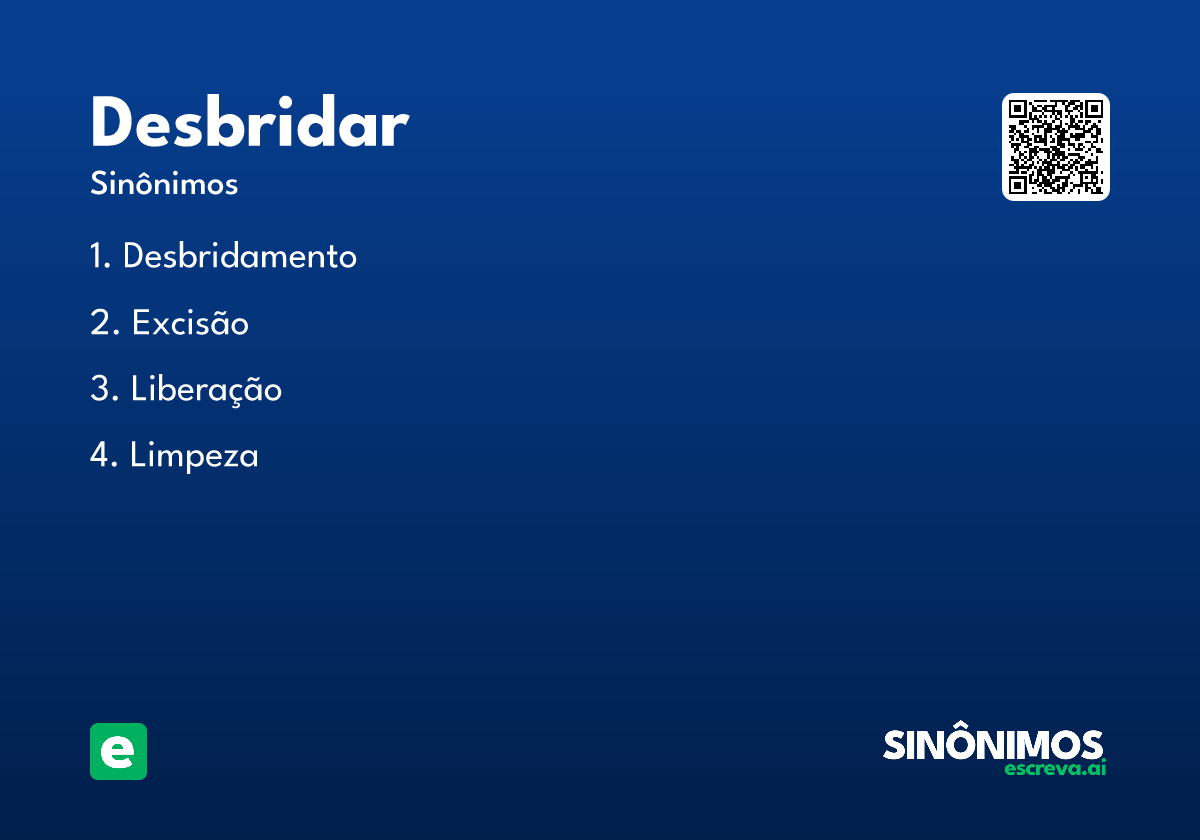 desbridar