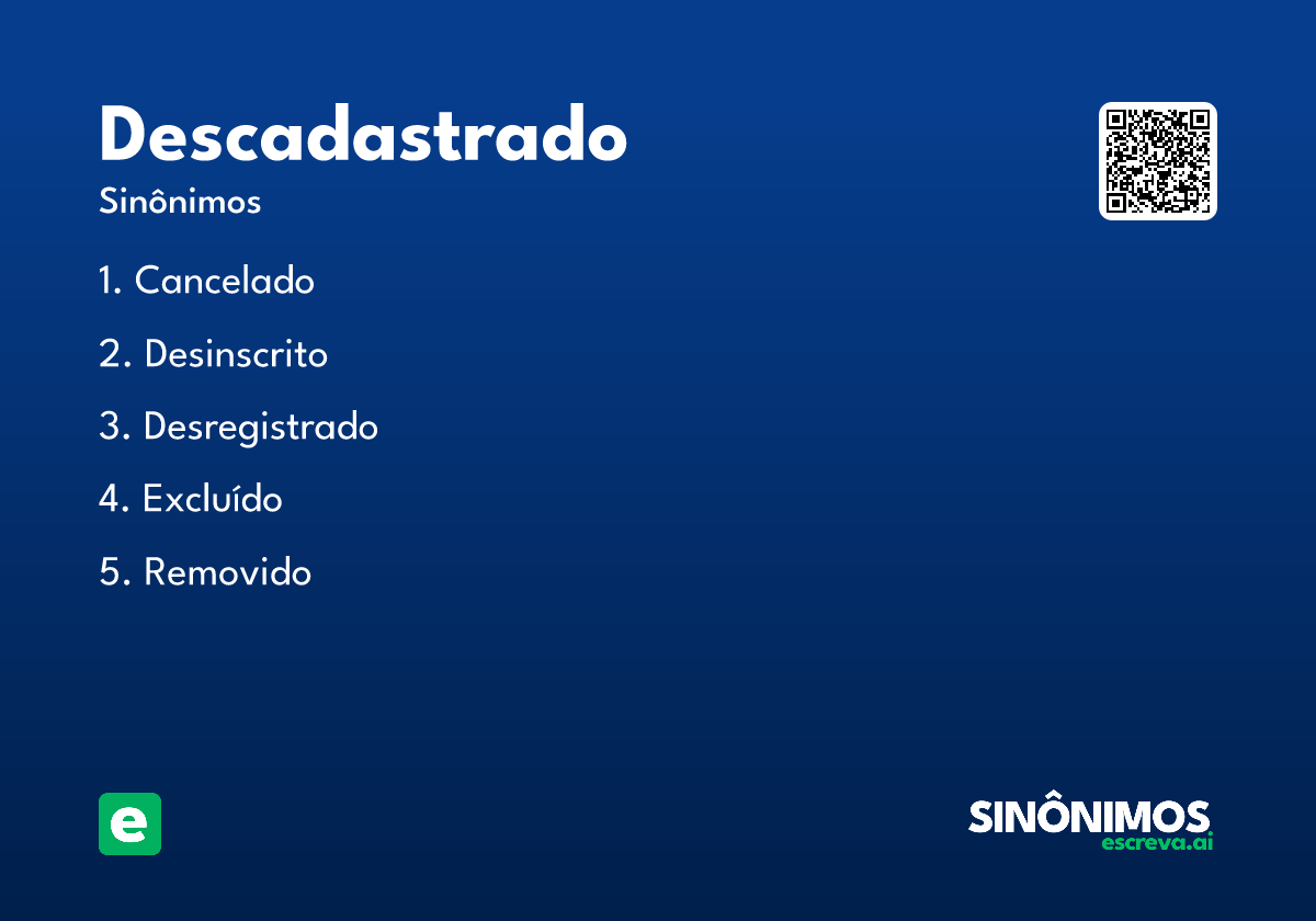 descadastrado