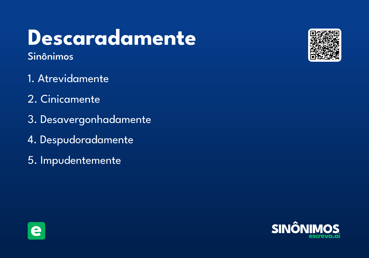 descaradamente