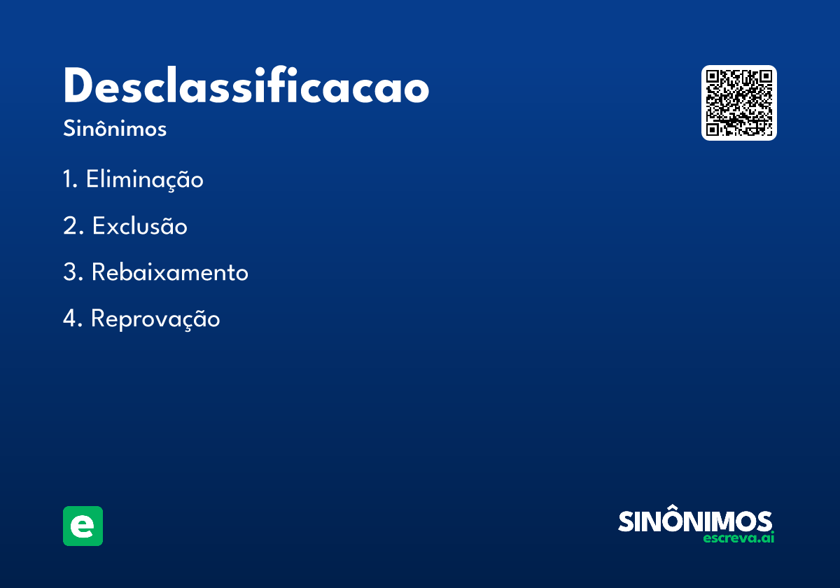 desclassificacao