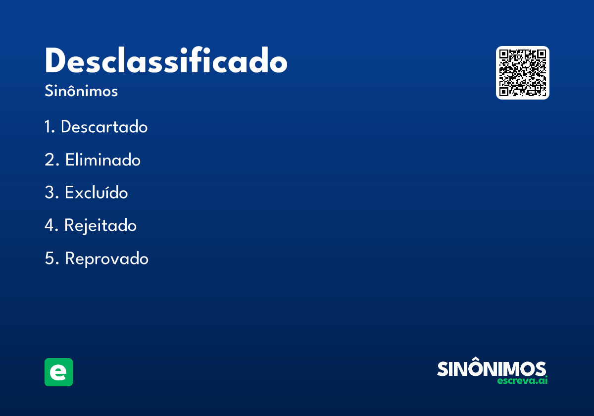 desclassificado