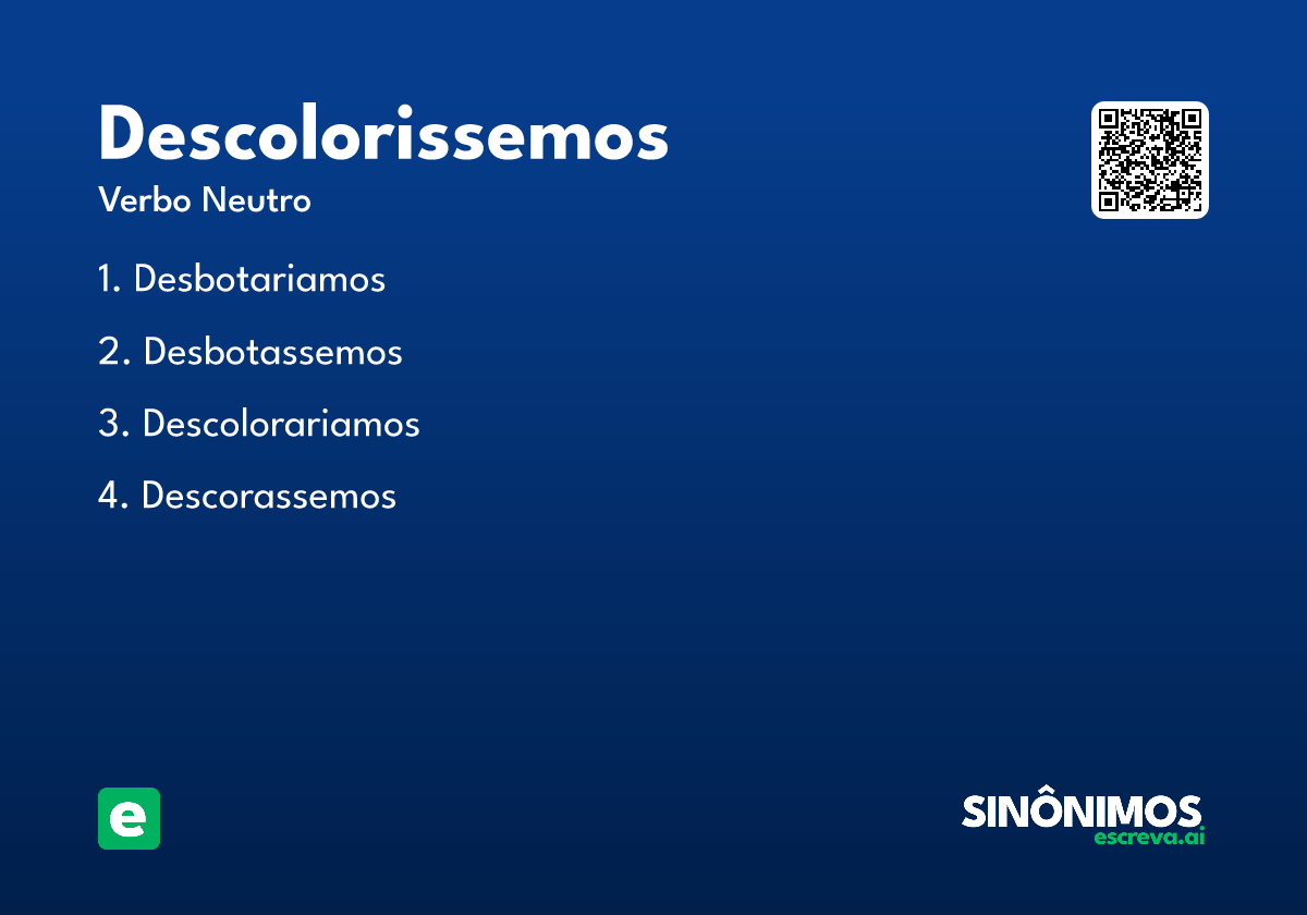 descolorissemos