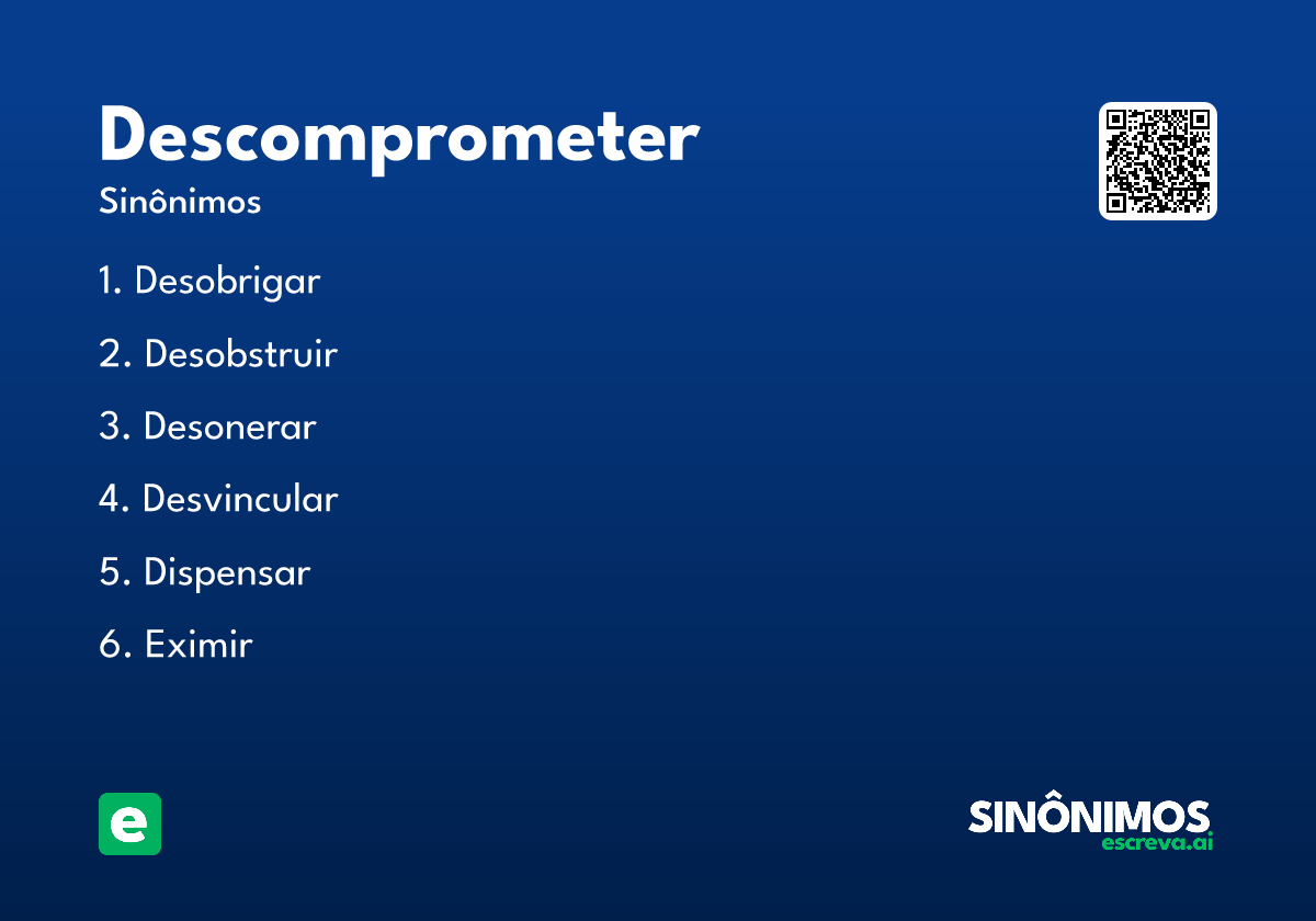 descomprometer