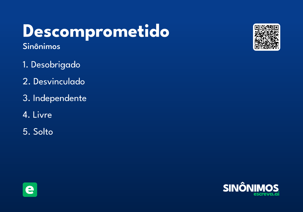 descomprometido