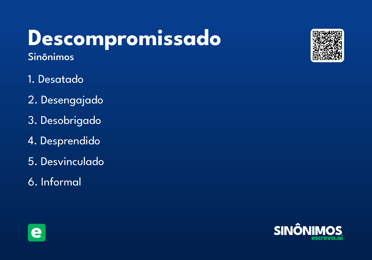 descompromissado