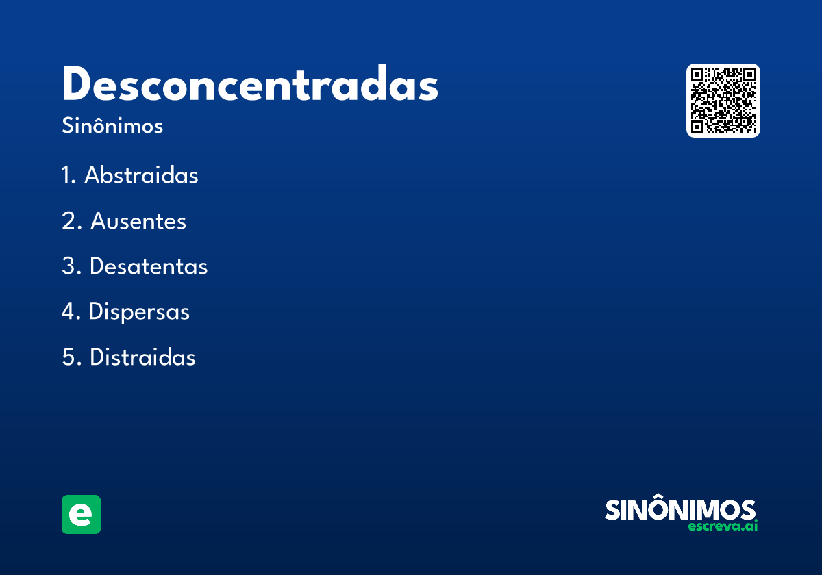 desconcentradas