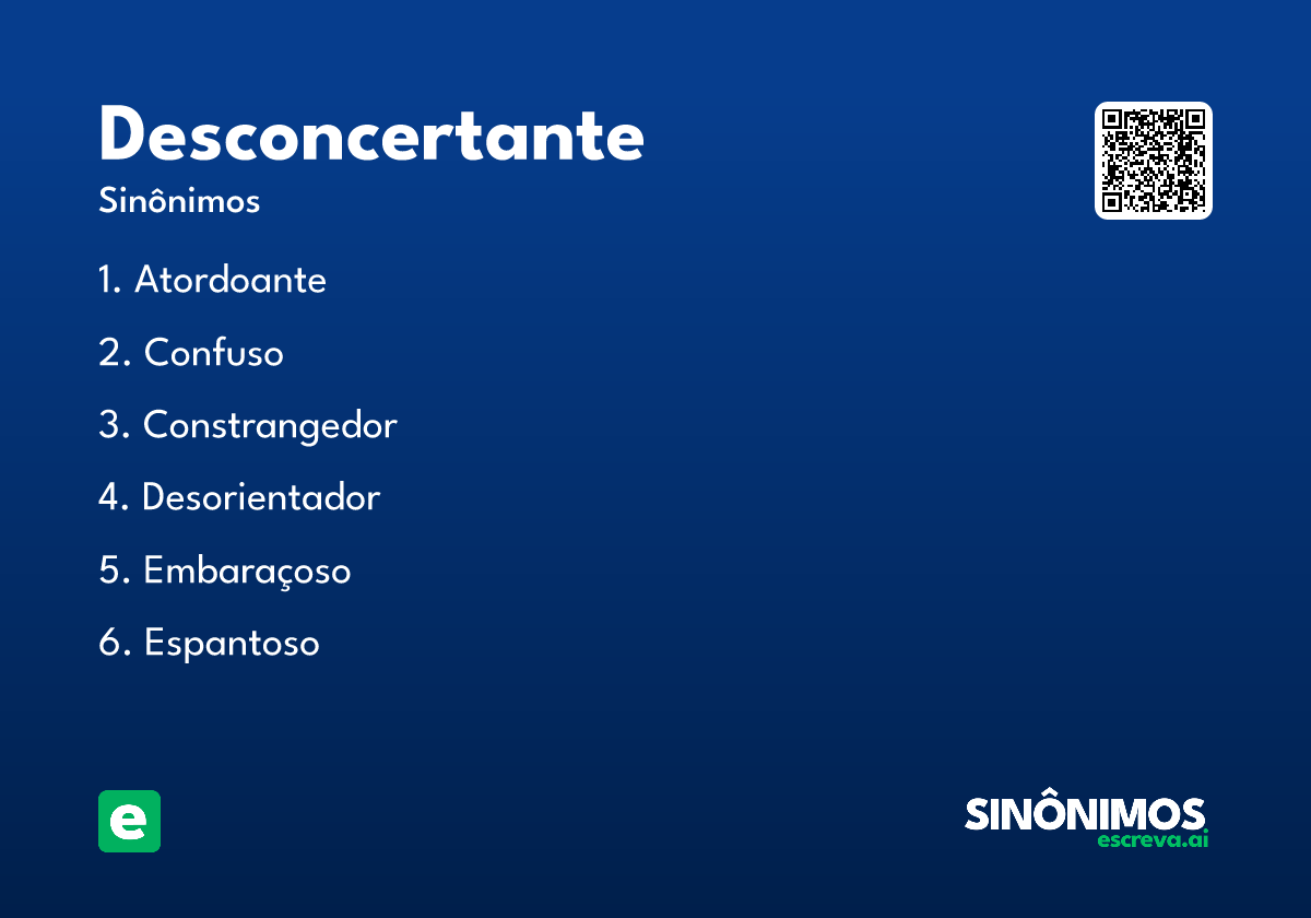 desconcertante