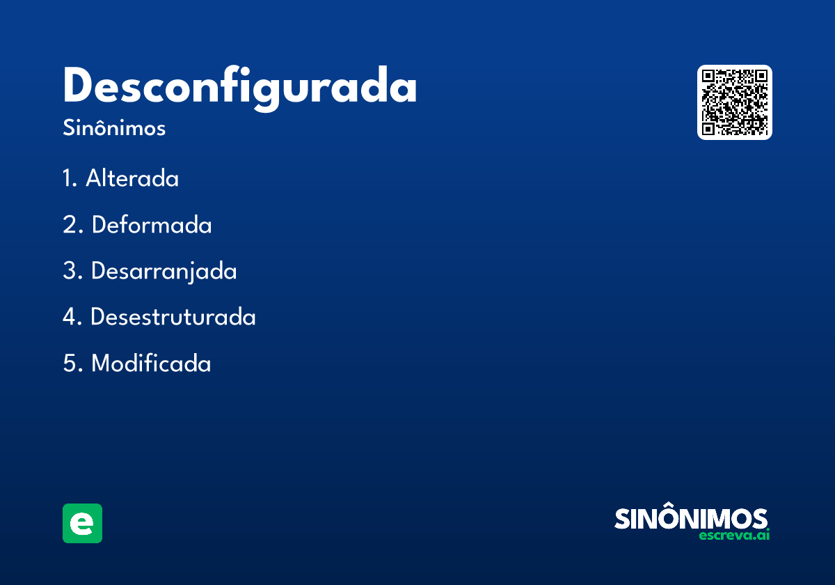 desconfigurada