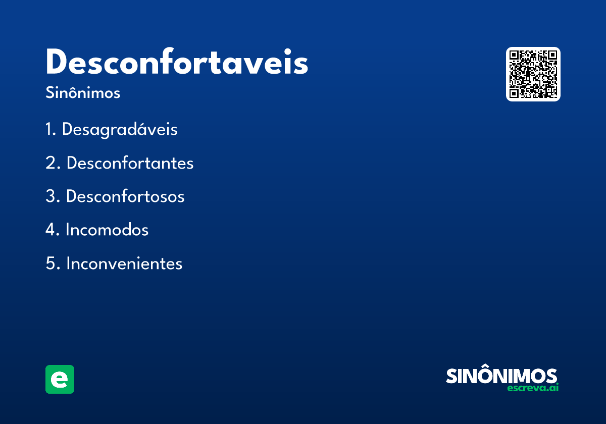 desconfortaveis