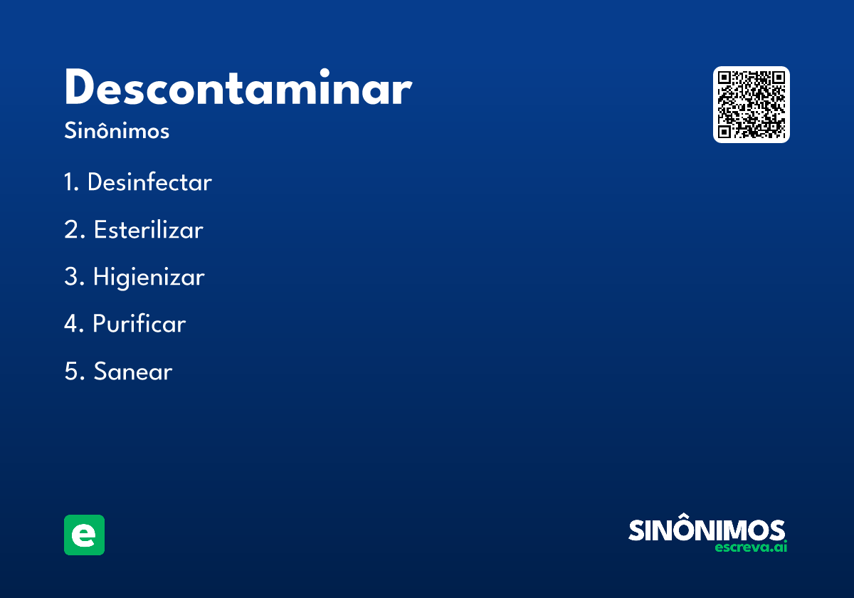 descontaminar