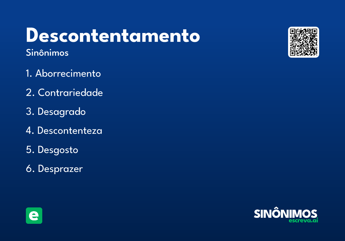 descontentamento