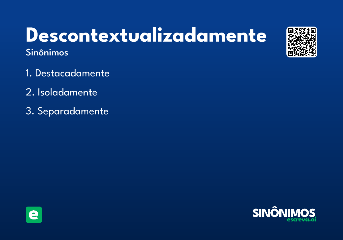 descontextualizadamente