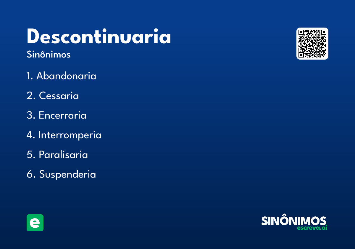 descontinuaria