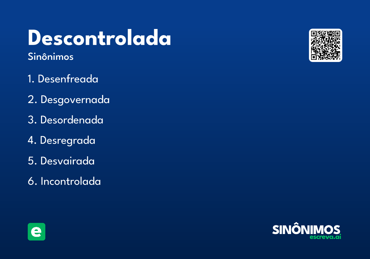 descontrolada