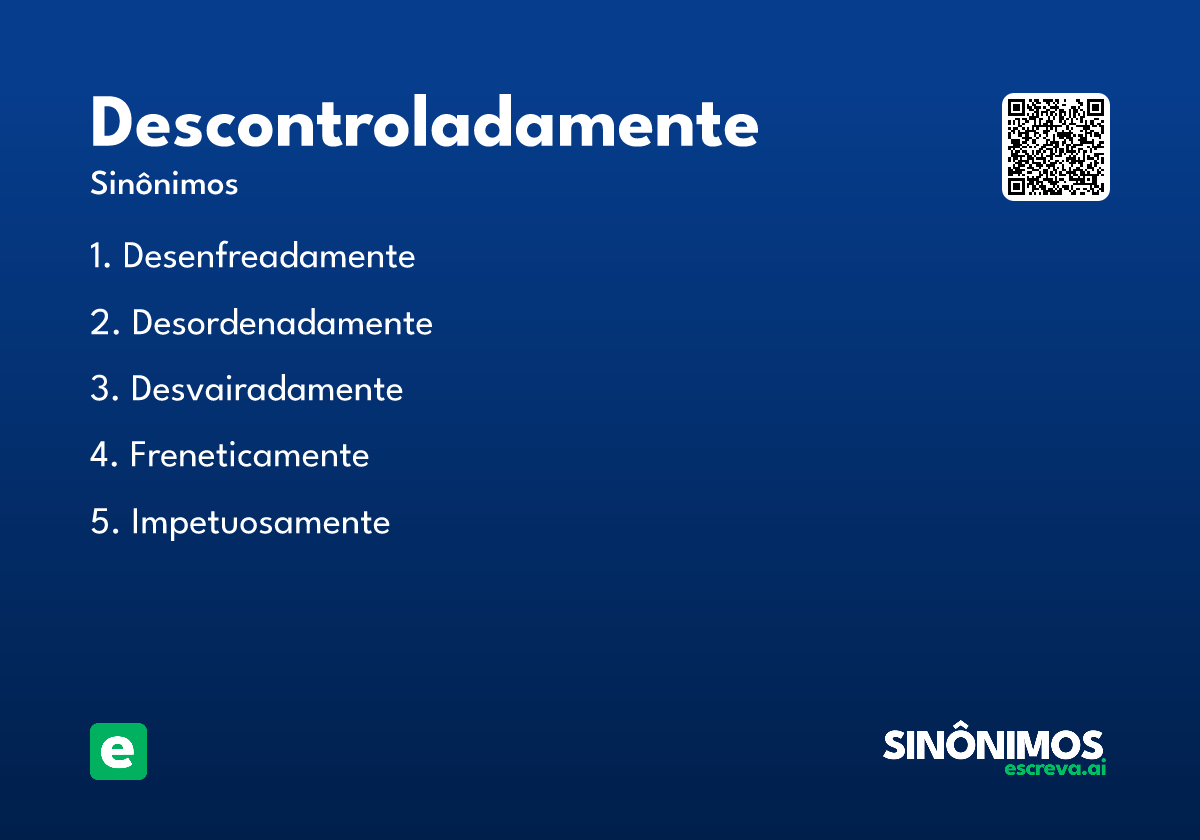 descontroladamente