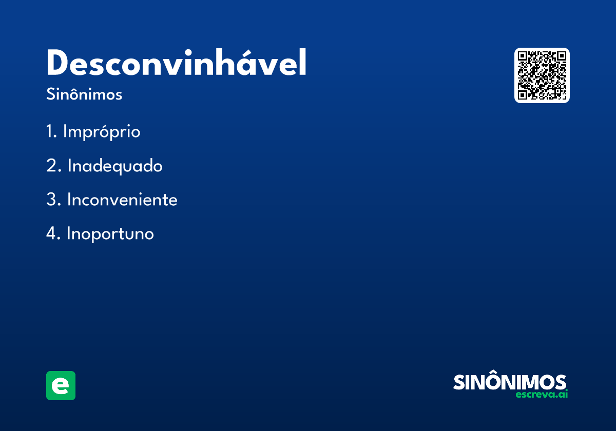 desconvinhável
