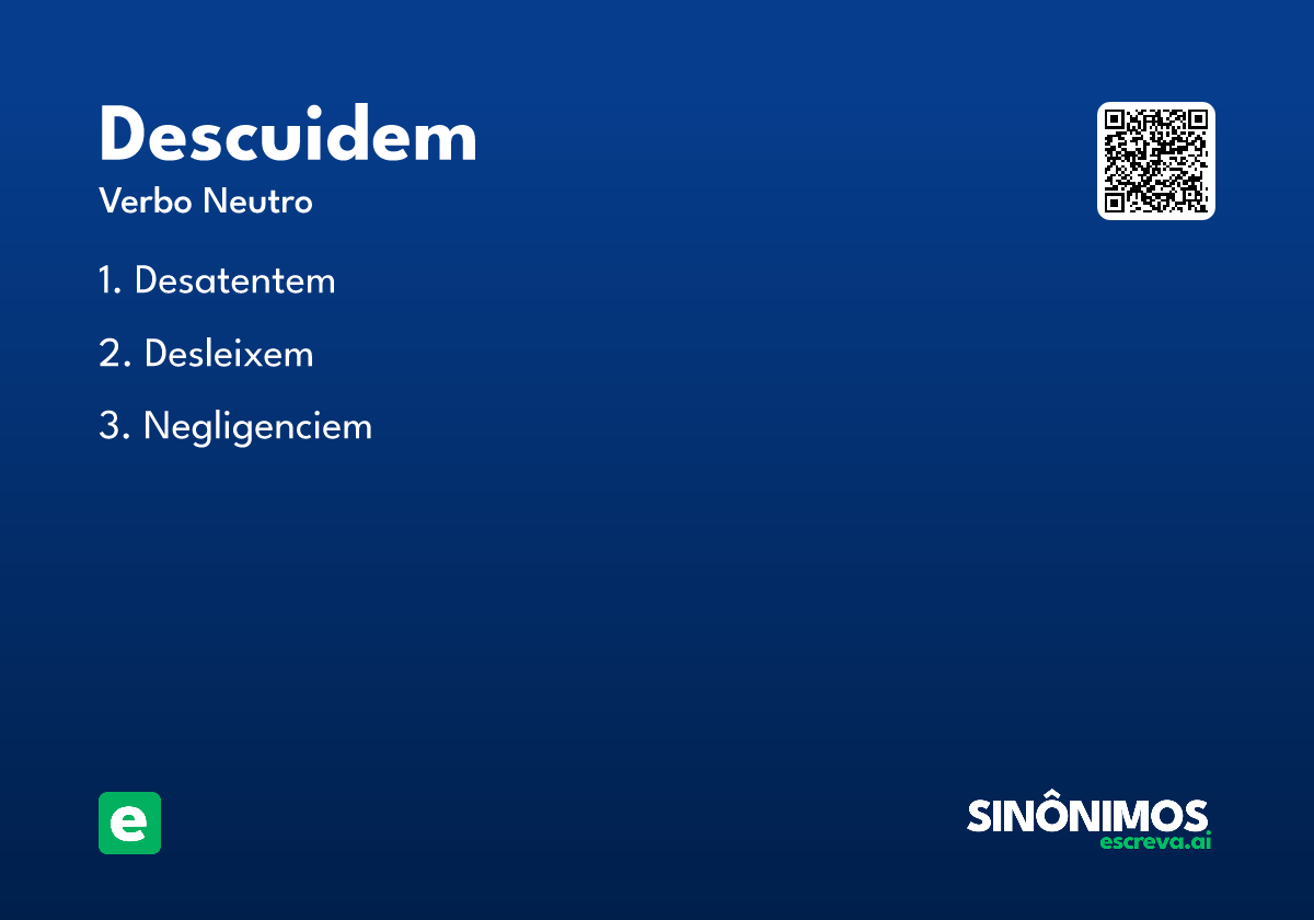descuidem