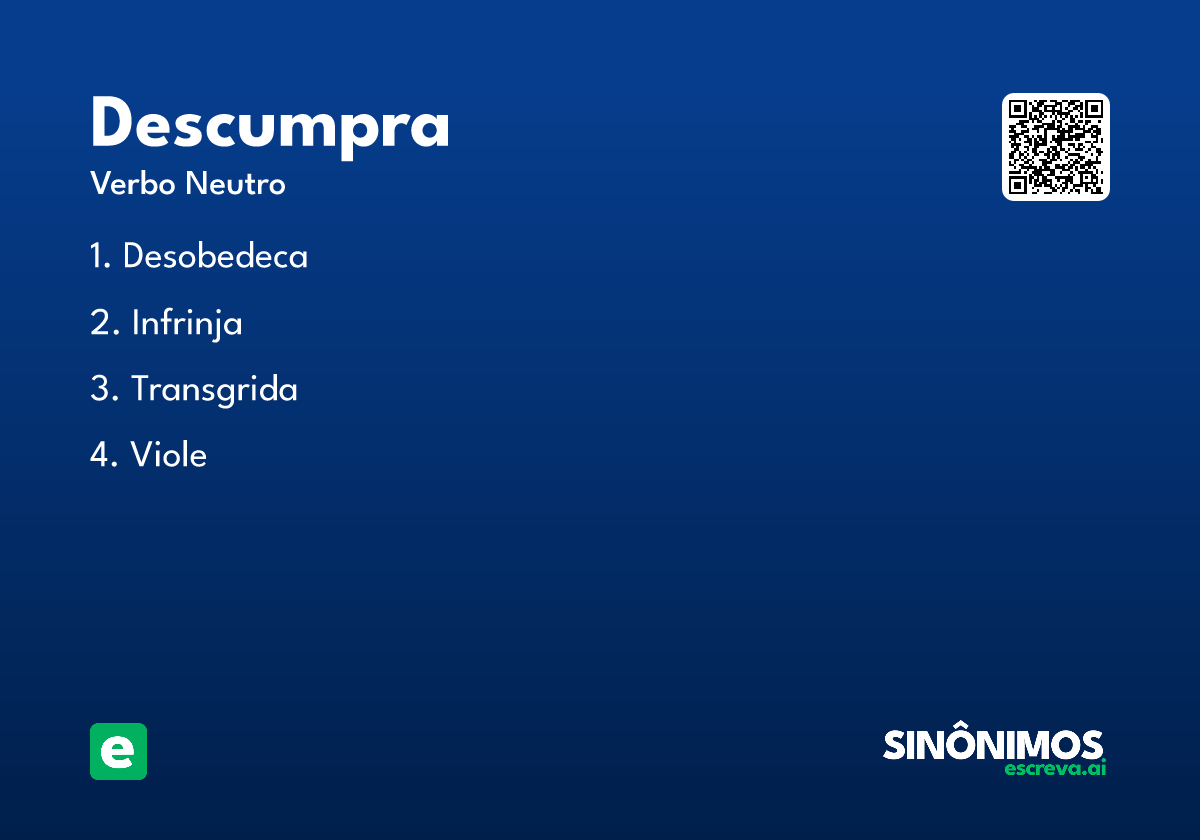 descumpra