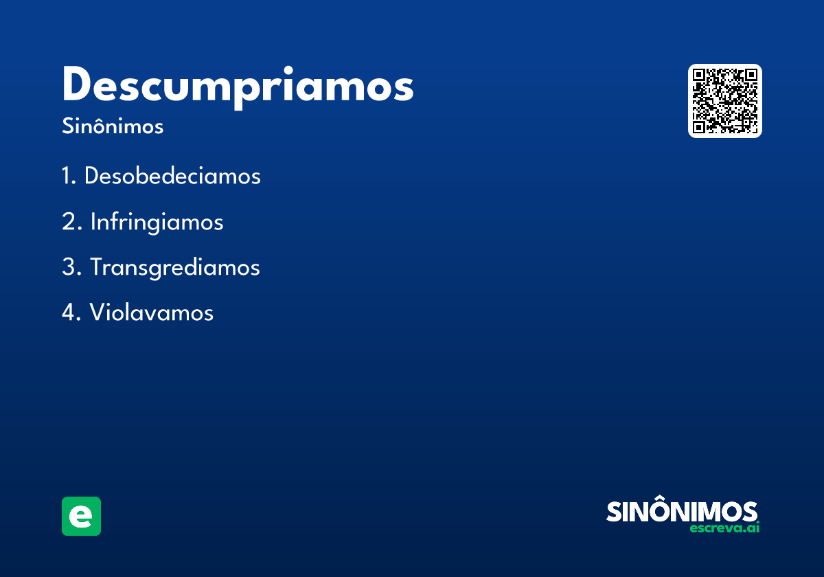 descumpriamos