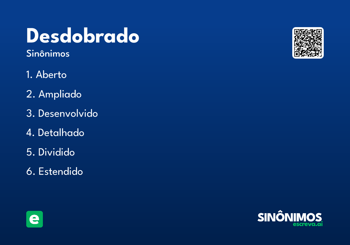 desdobrado