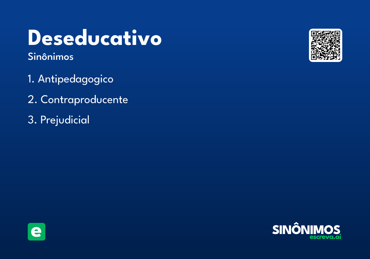 deseducativo