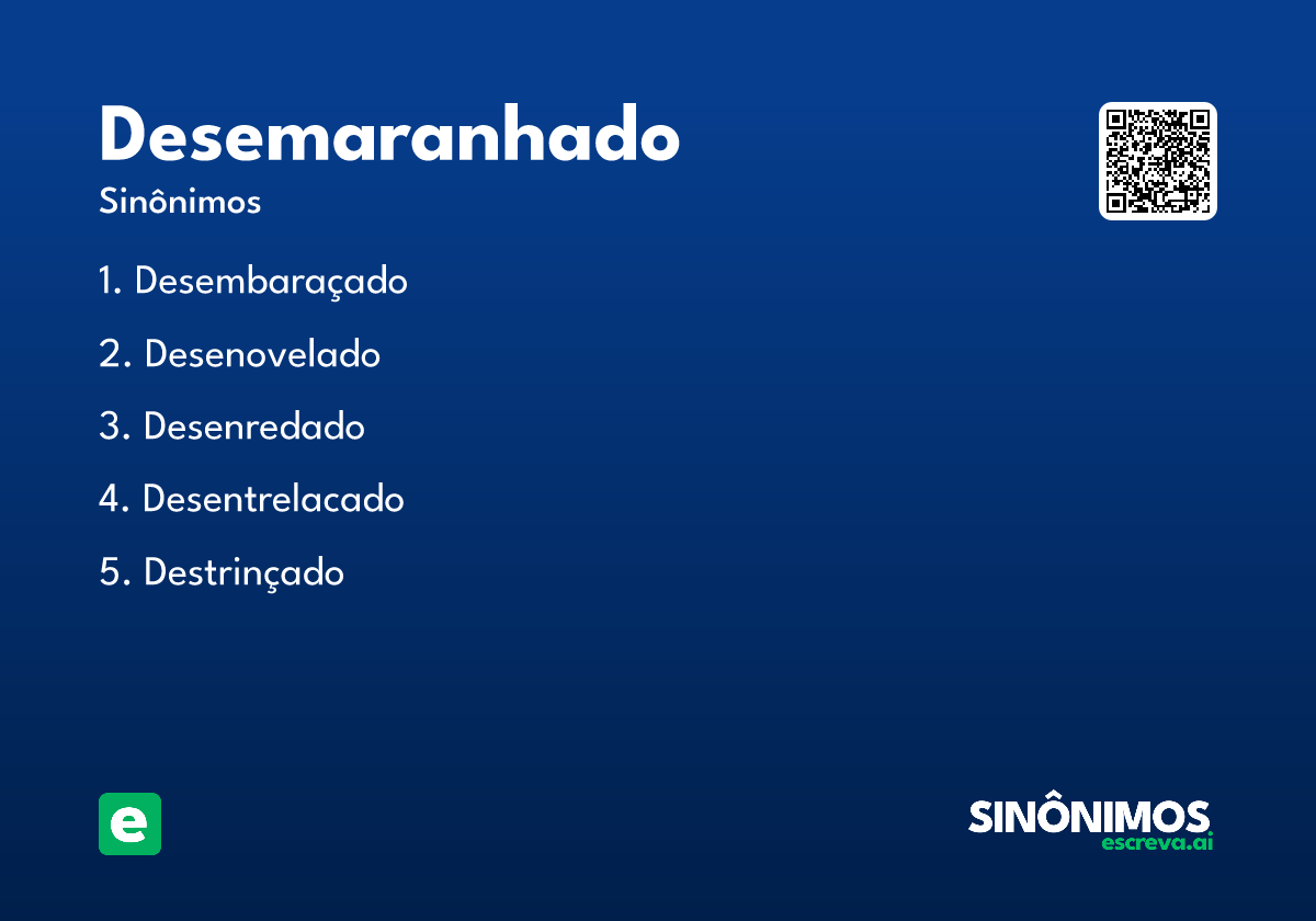 desemaranhado