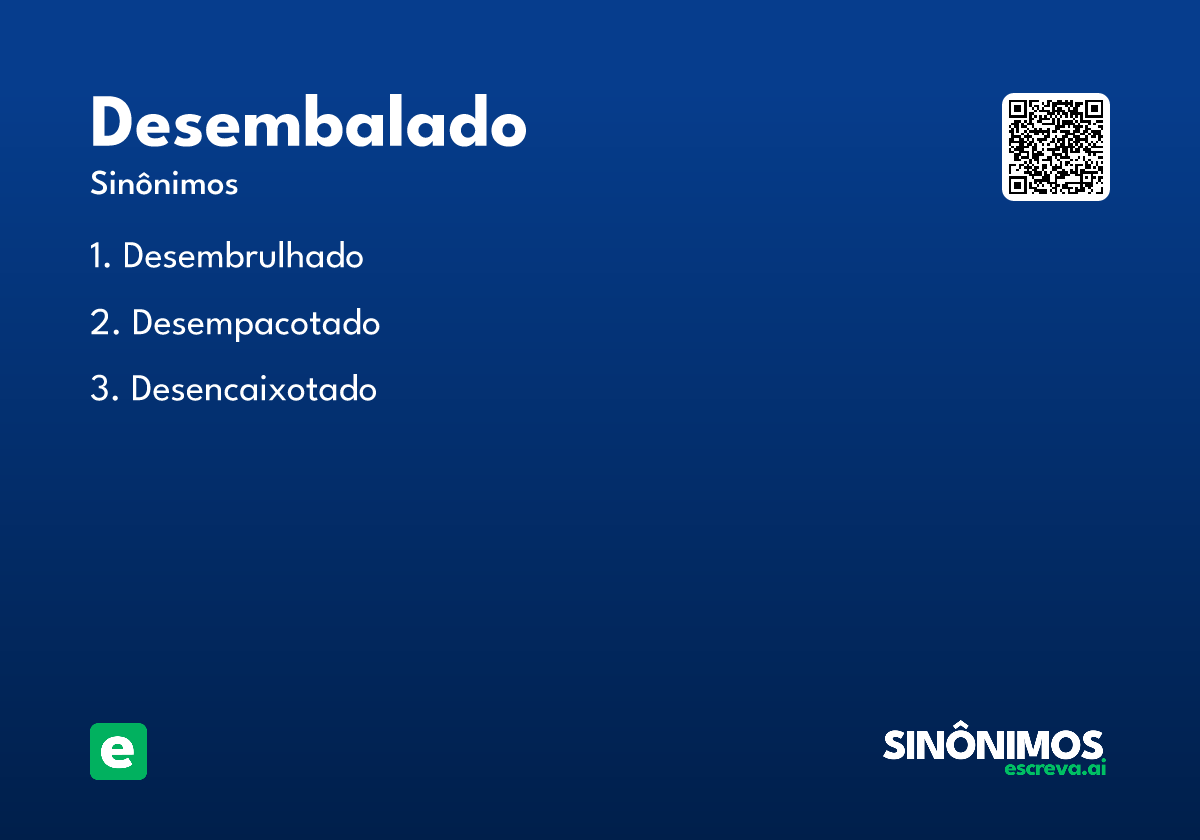 desembalado