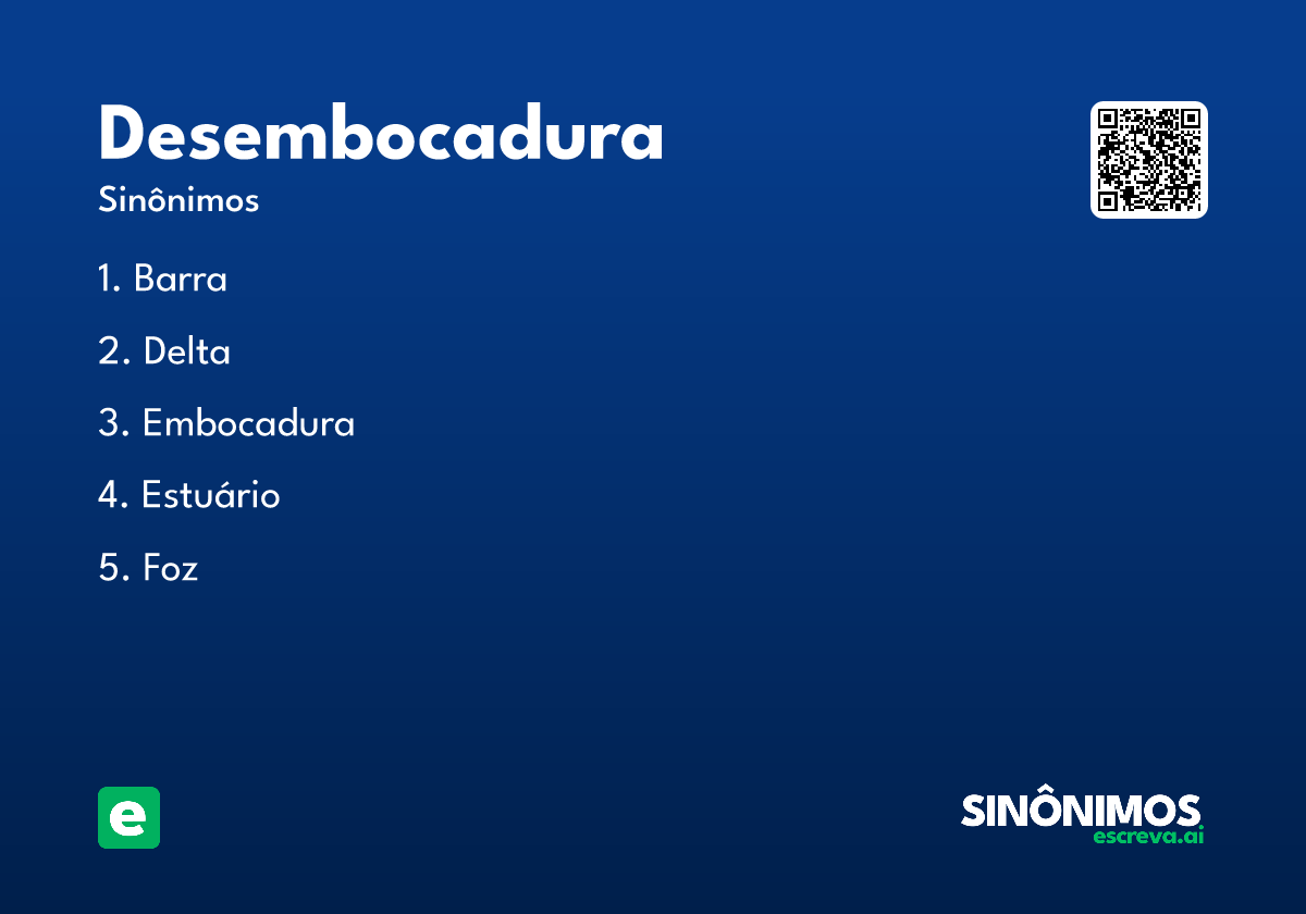 desembocadura