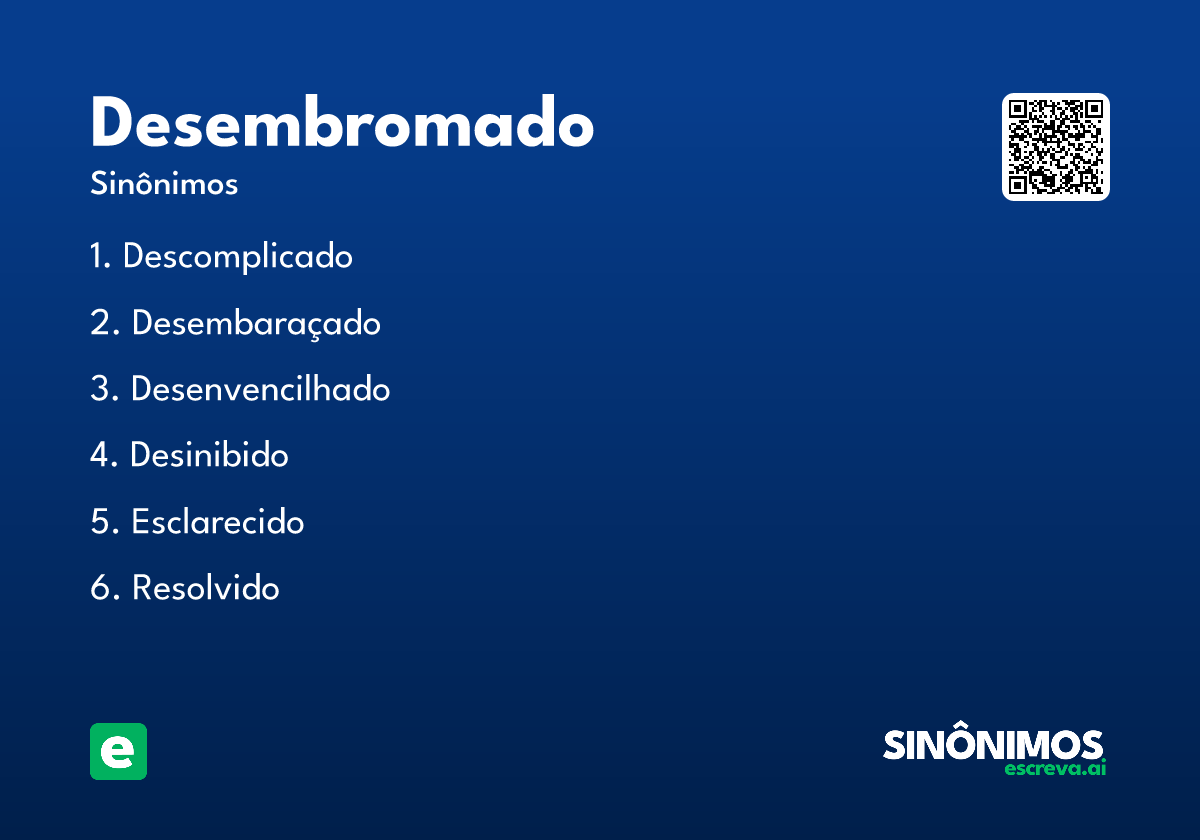 desembromado
