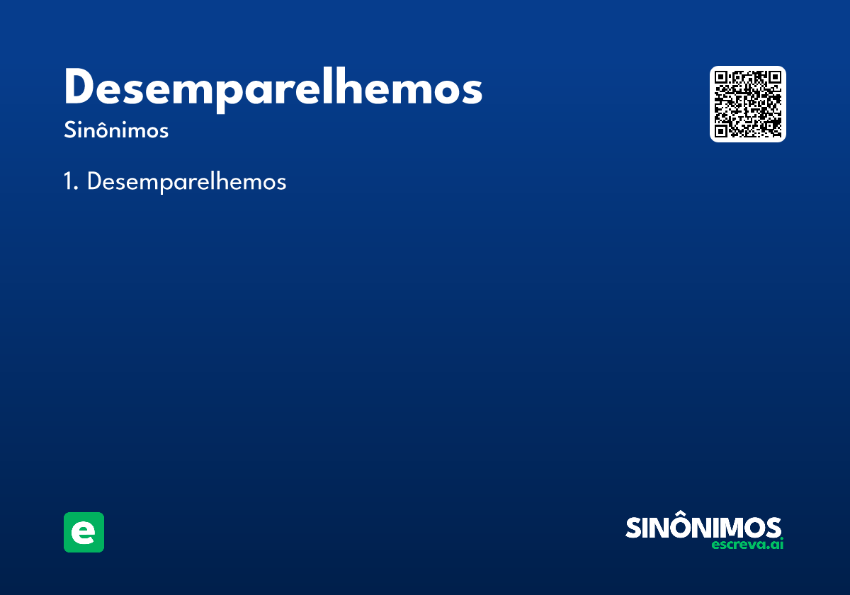 desemparelhemos