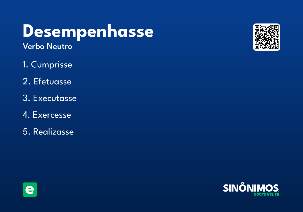 desempenhasse