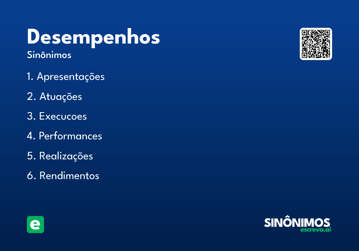 desempenhos