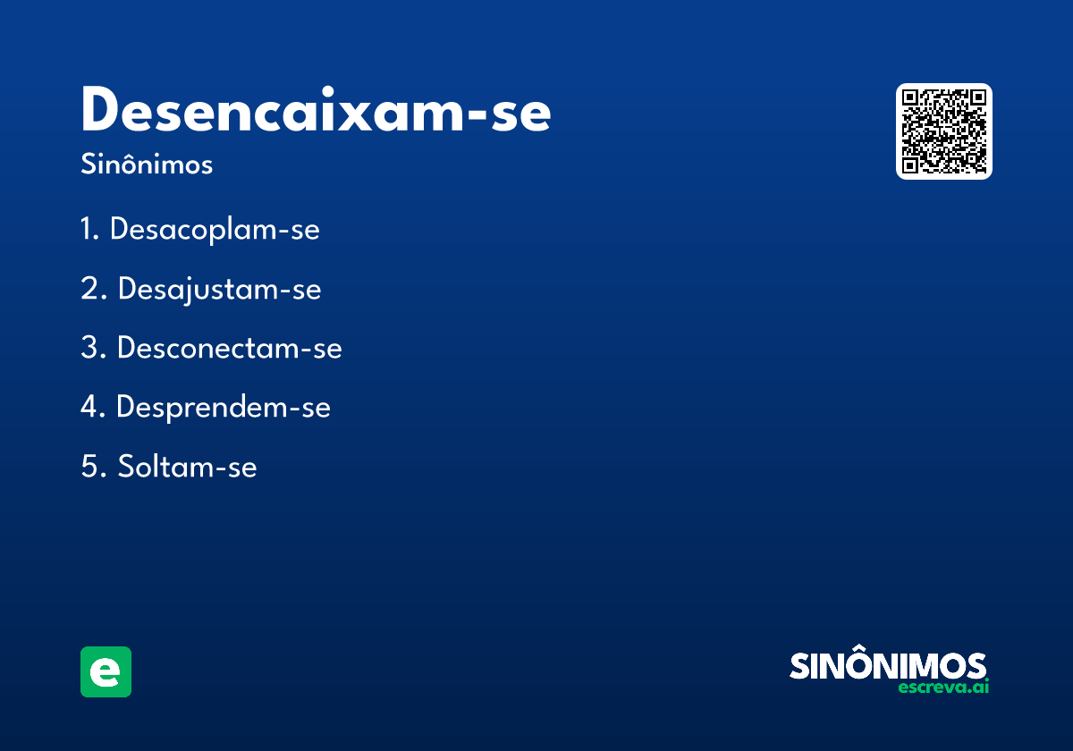 desencaixam-se