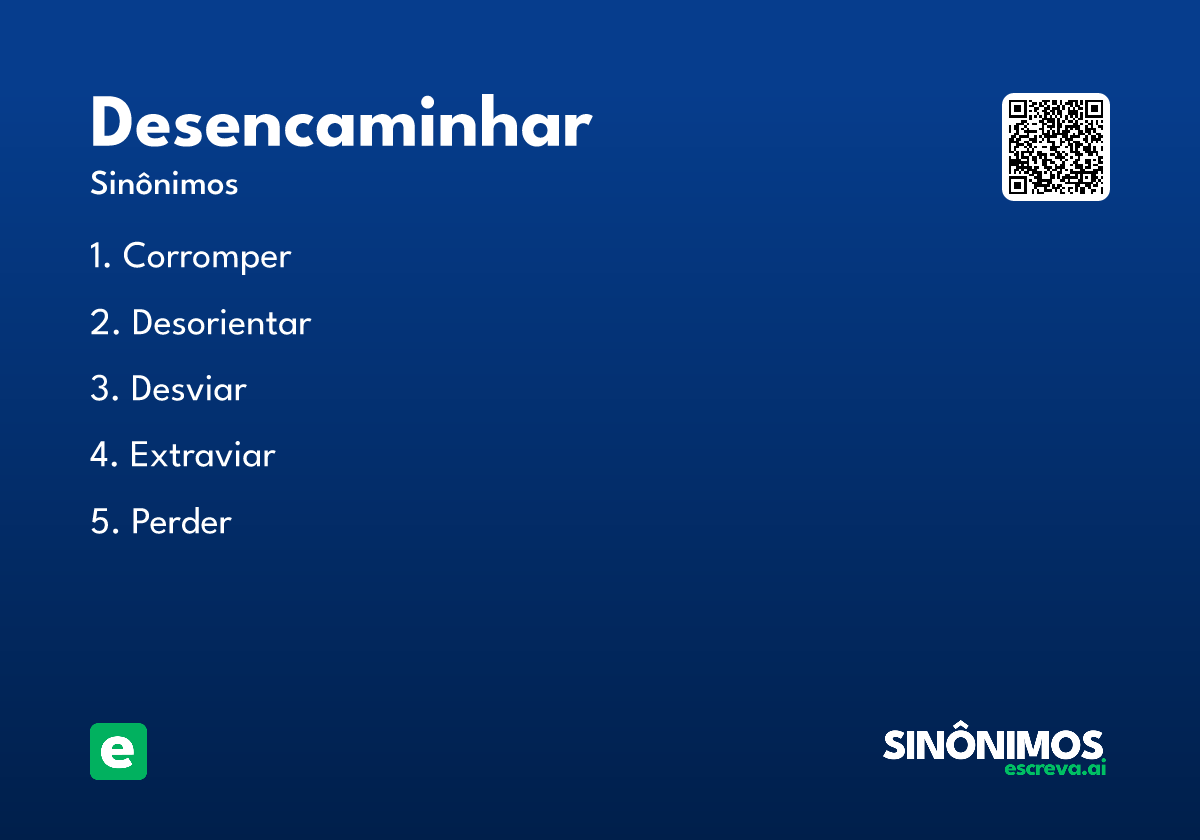 desencaminhar