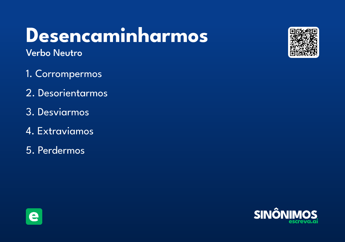 desencaminharmos