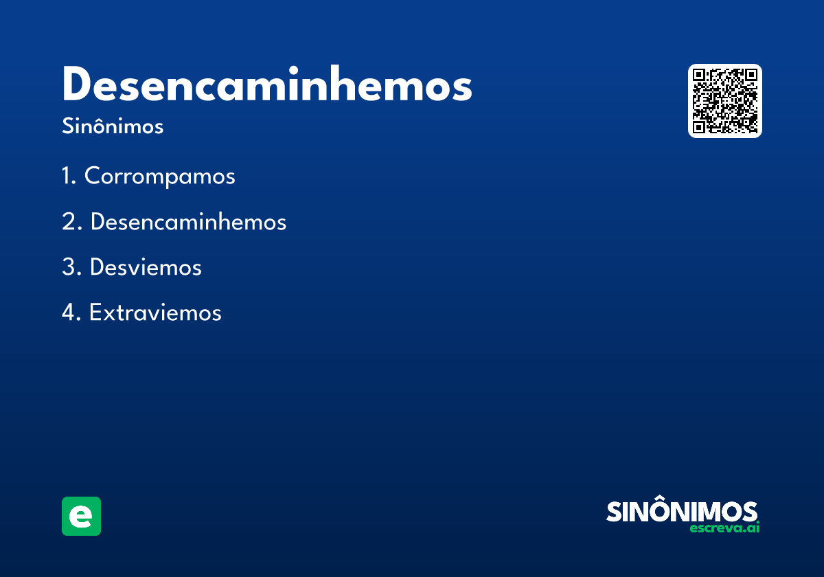 desencaminhemos