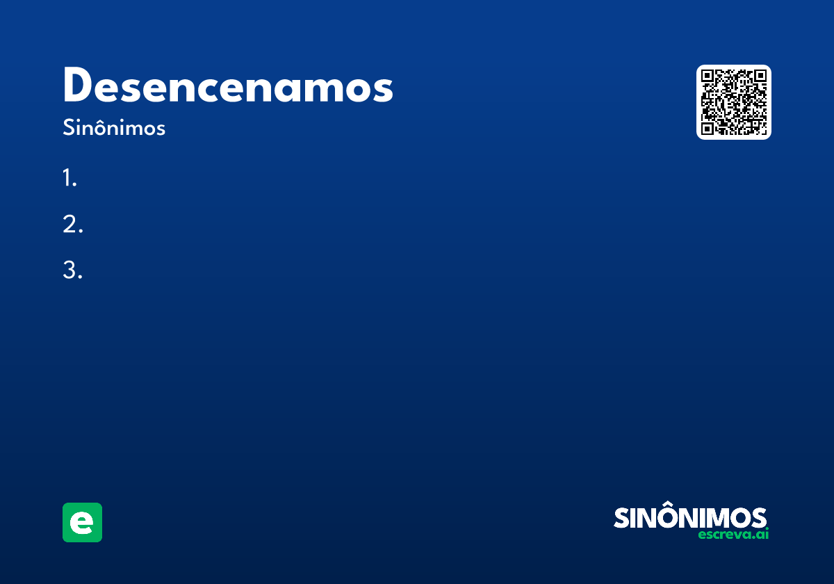desencenamos