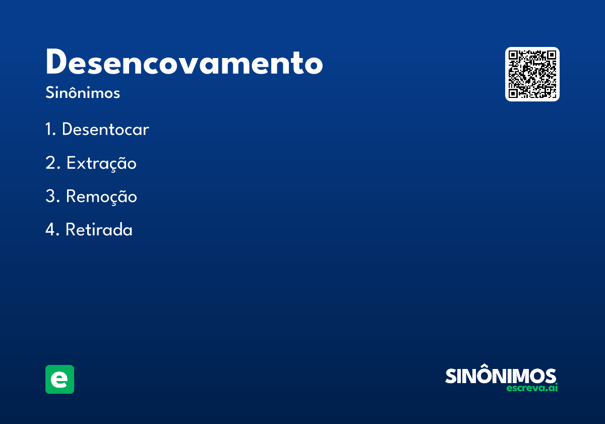 desencovamento