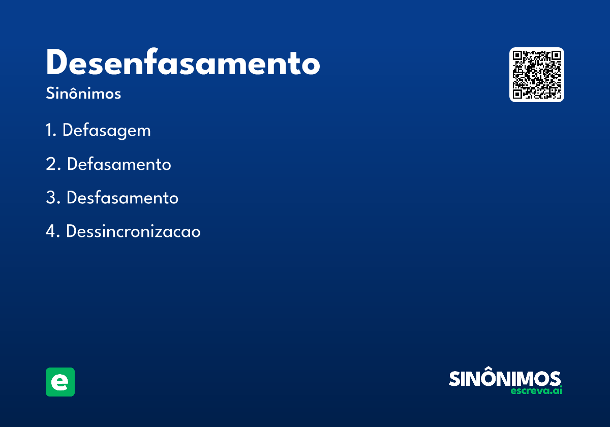 desenfasamento